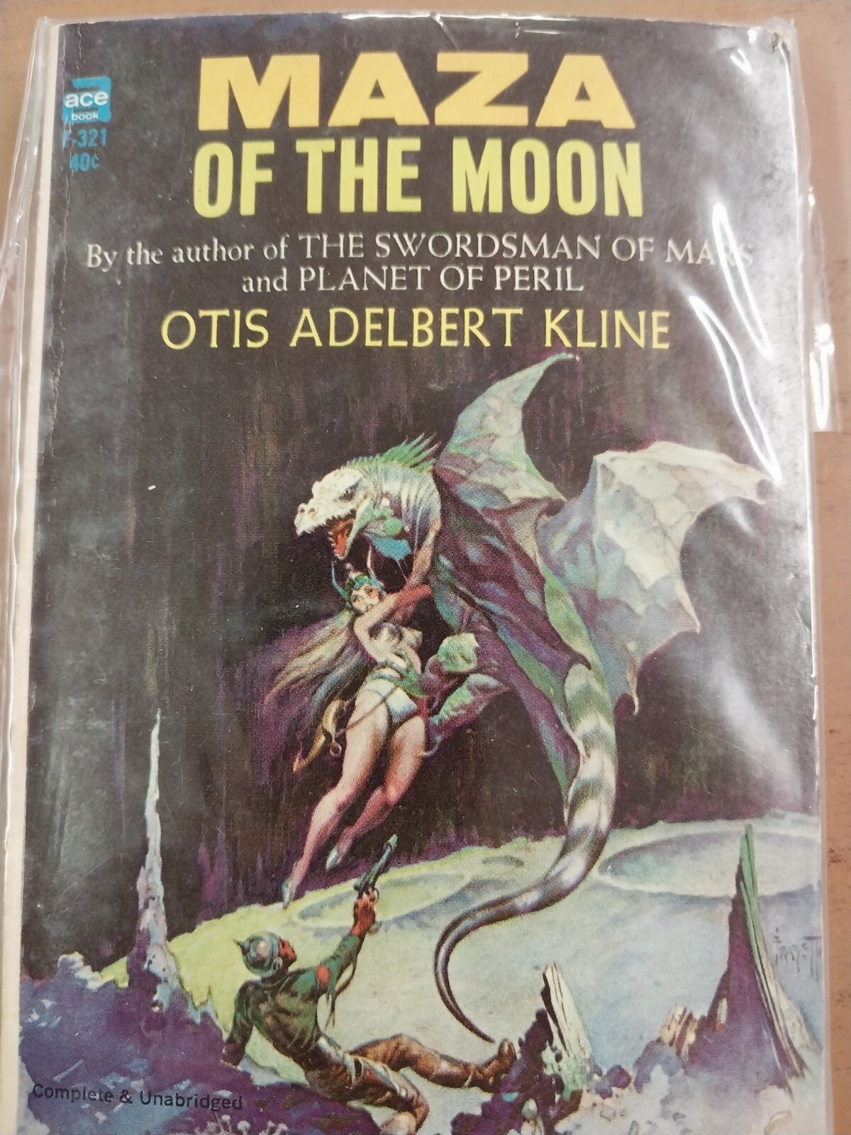MAZA OF THE MOON by Kline, Otis Adelbert