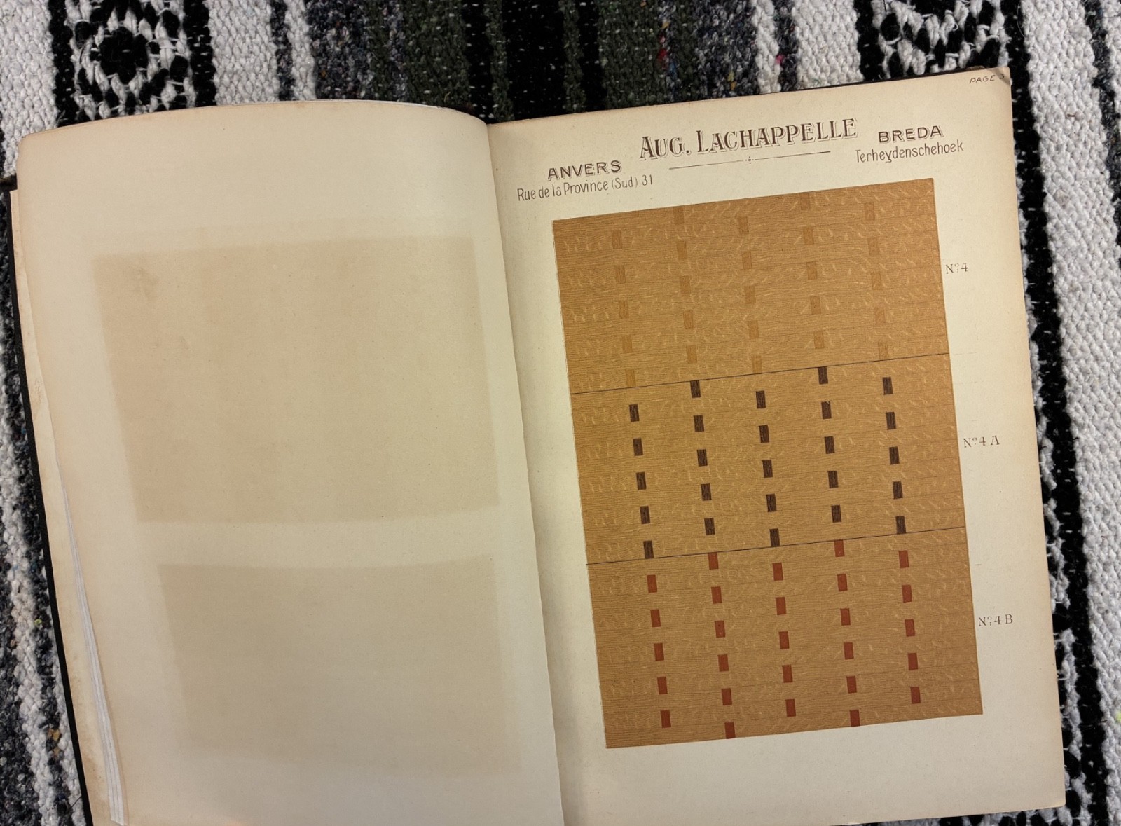 Vintage Parquets Catalogue ca. 1910 – Aug. Lachappelle color-illustrated Antwerp