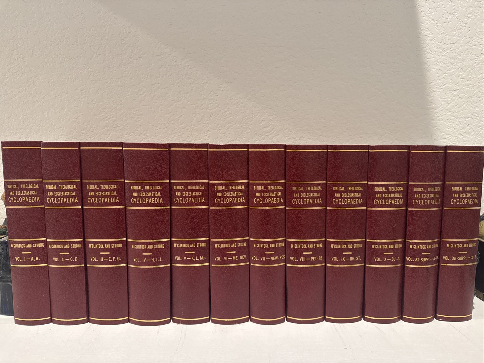Biblical, Theological, And Ecclesiastical Cyclopedia – Complete Set 1894 Rare