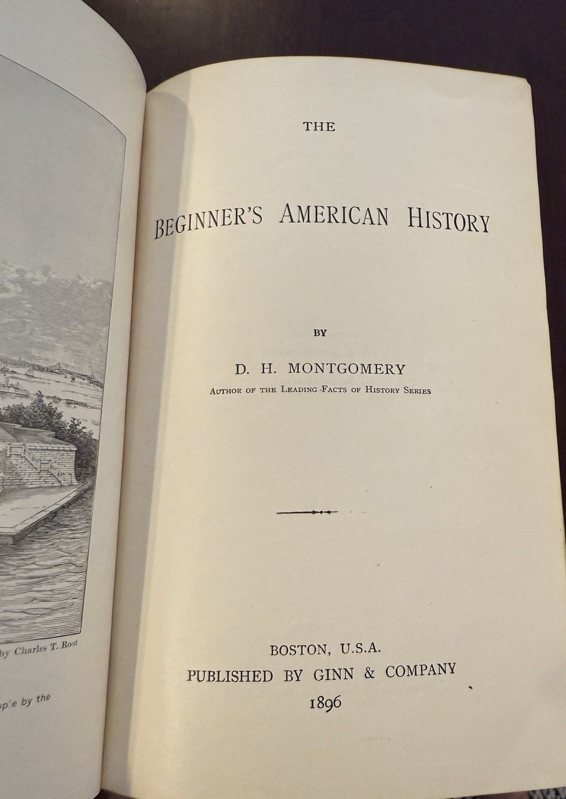 The Beginners American History D. H. Montgomery Ginn & Co Boston 1896 Hardcover