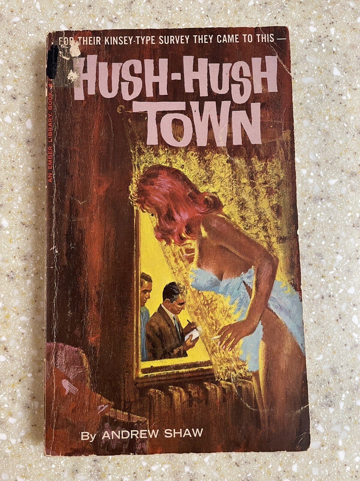 Hush-Hush Town By Andrew Shaw 1966 Ember Library EL 336 Adult Erotic Fiction