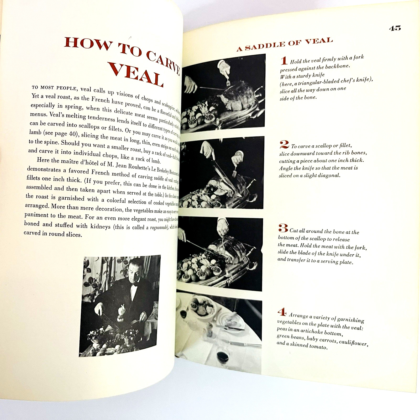 Vintage The Art of Carving Book Hardcover House & Garden 1963