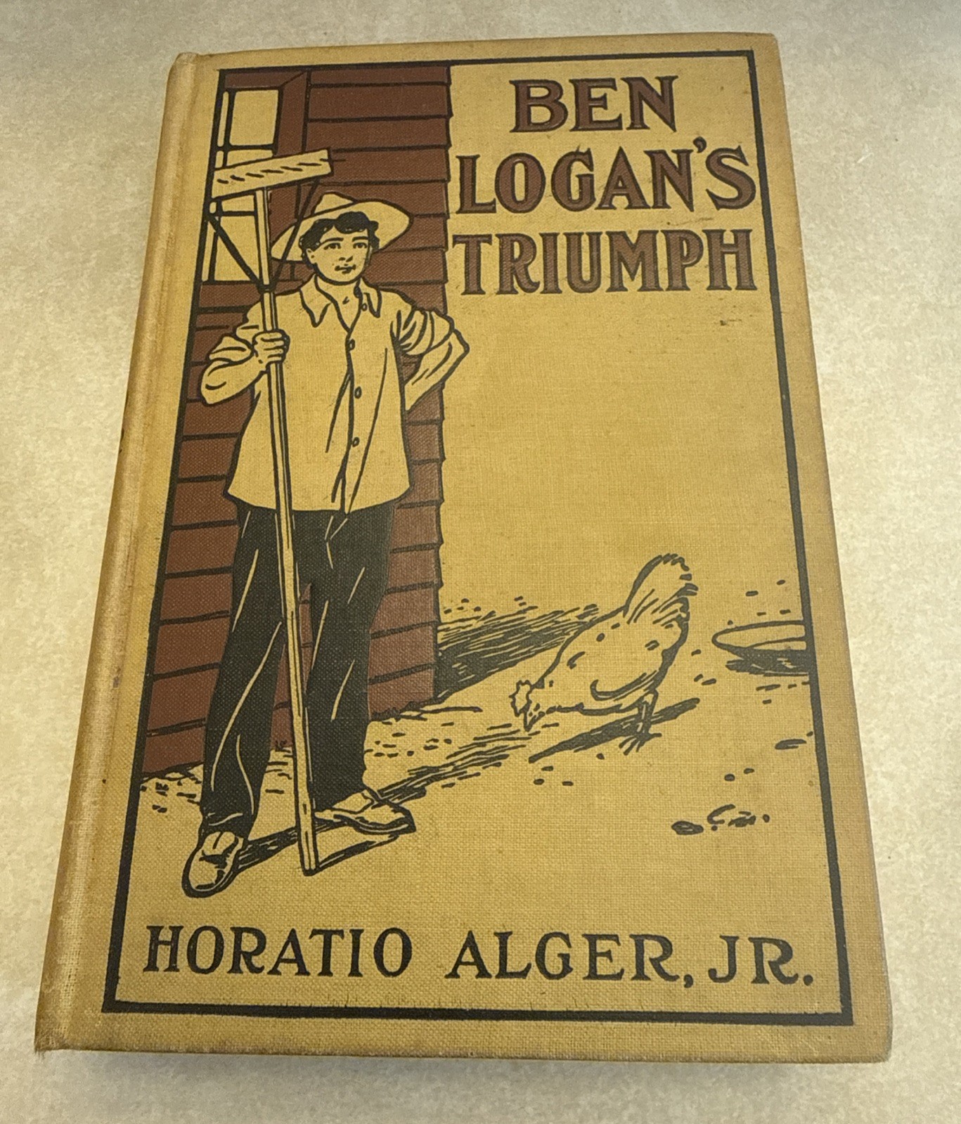 Ben Logan’s Triumph Or The Boys Of Boxwood Academy By Horatio Alger, Jr. 1908 HC