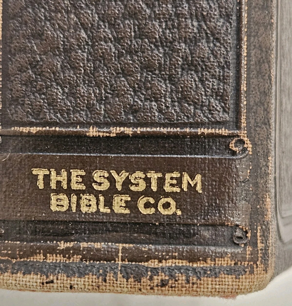 The System Study Bible 1927 Revised and Enlarged Edition Leather (Rare)