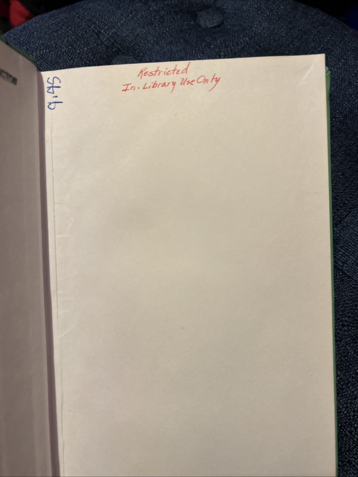 Old 1949 Restricted Library Book titled a Teepee In His Front Yard