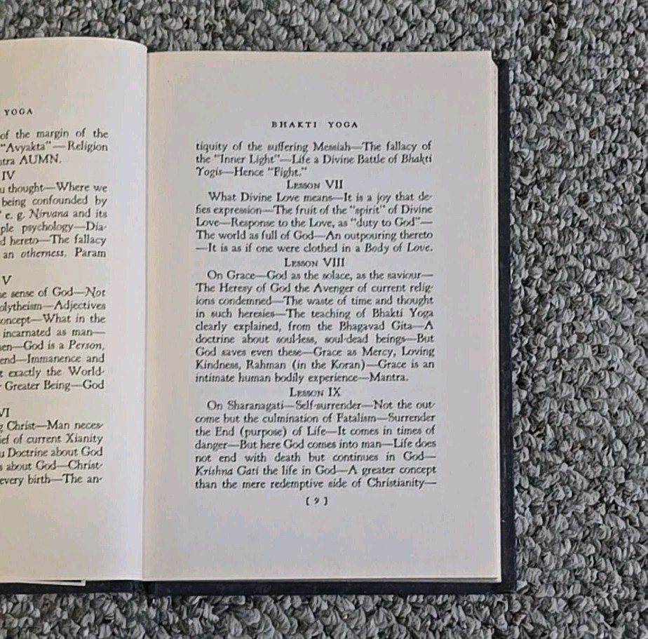 A Series of Lessons In Bhakti Yoga by Bhikshu – 1930 – Hinduism – Lily Dale N.Y.