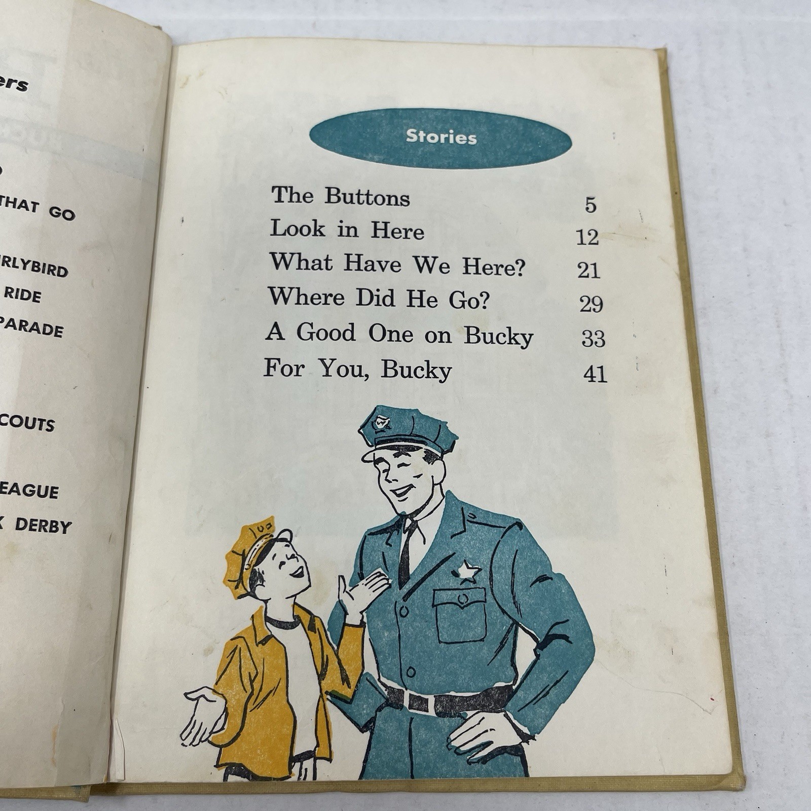 The Buttons Bucky Button Reader Edith McCall HC 1962 Ex-Library Illustrated