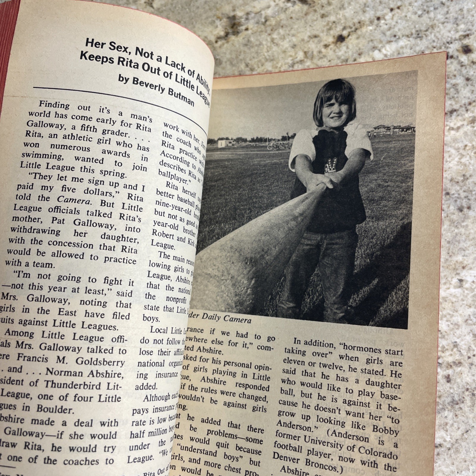 On Being Female An Anthology (edited By Barbara Stanford) 1st Ed. Paperback 1974