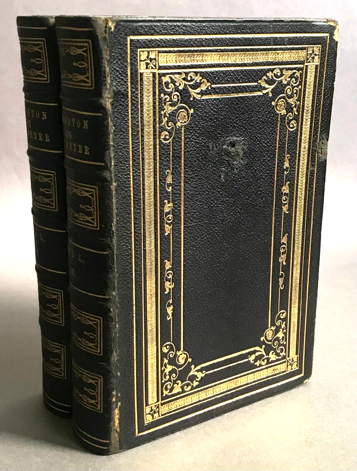 Leighton’s Commentary on Saint Peter (2 Vols.) Religious Tract Society c.1850