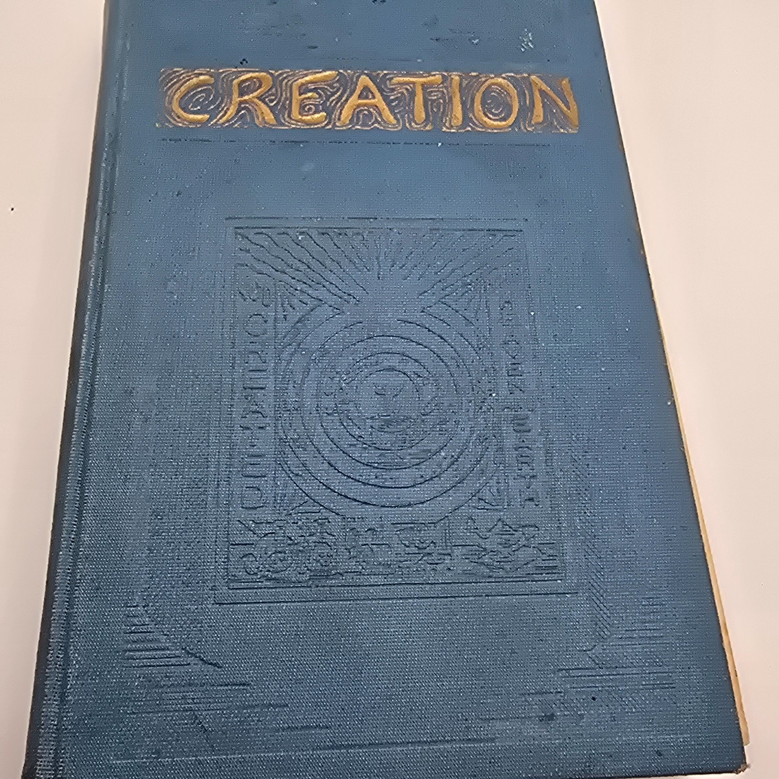 Creation by J.F. Rutherford Antique Book 1927 Watchtower JW Hardcover Blue READ