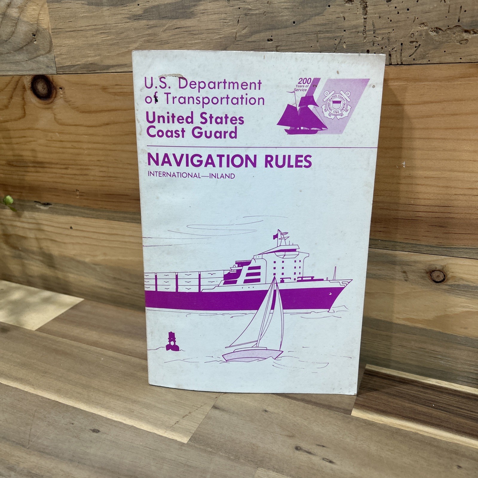 U.S. Coast Guard Navigation Rules International-Inland Vintage Water Rules