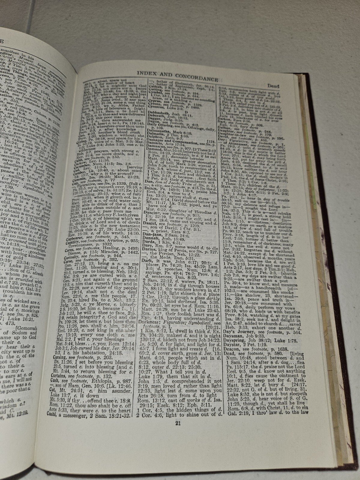 Nave’s Study Bible Reference Edition, Concordance, Notes, 1977 Vintage
