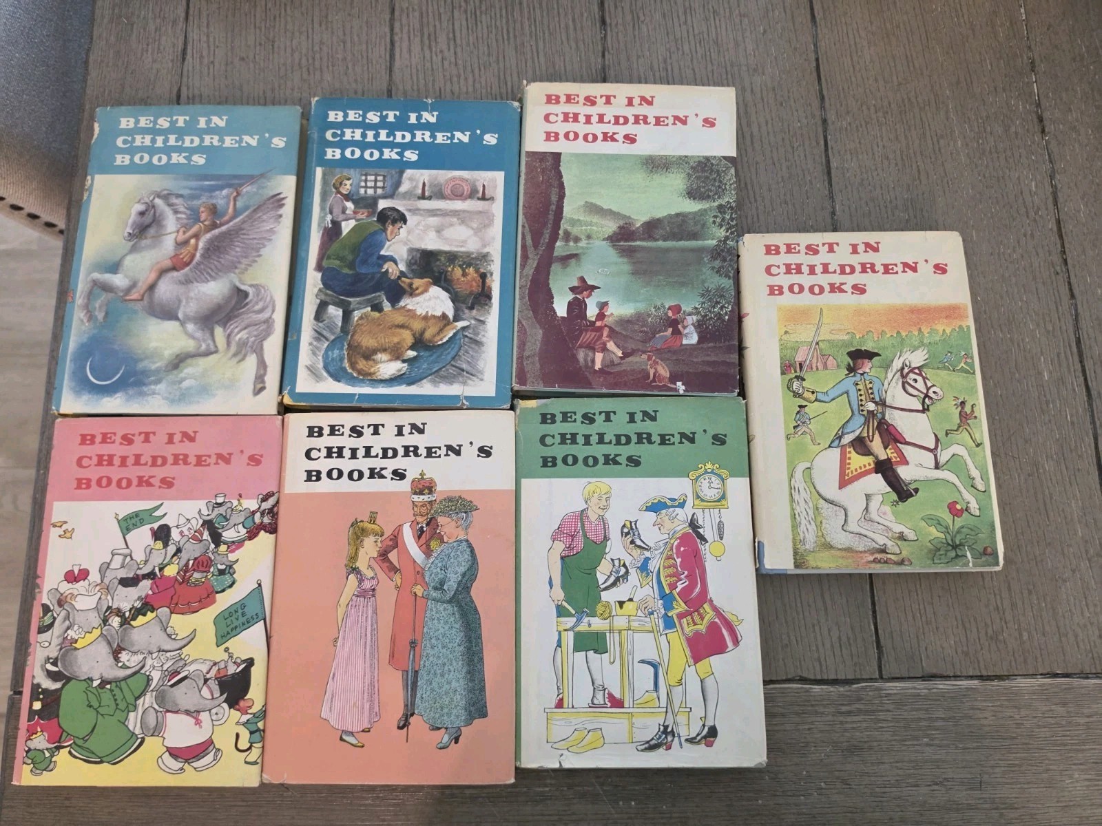 Best in Children’s Books Lot of 9 1958-1959 HC DJ Nelson Doubleday Inc.