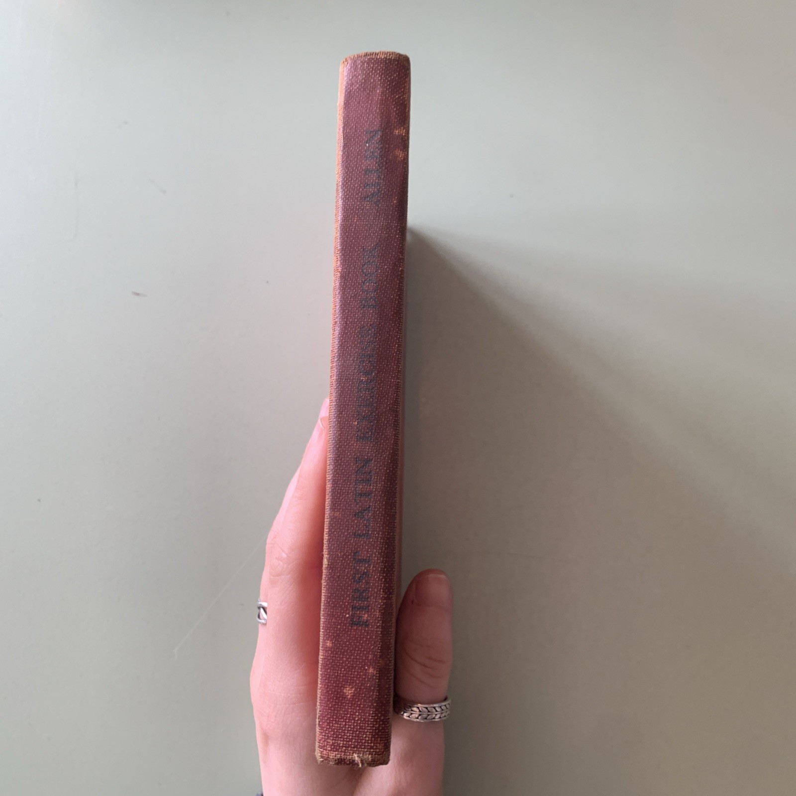 First Latin Exercise Book – J Allen, Eighth Edition, 1896, Oxford, HB