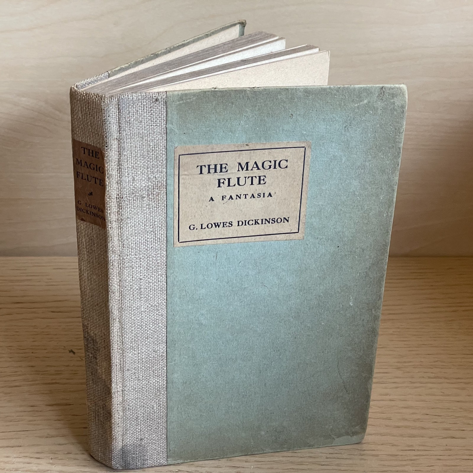 G Lowes Dickinson THE MAGIC FLUTE – A FANTASIA hb 1920 first edition