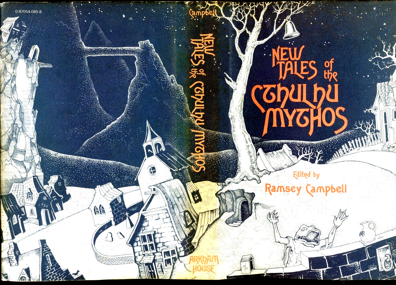 1st Edition New Tales of the Cthulhu Mythos – H P Lovecraft Arkham House