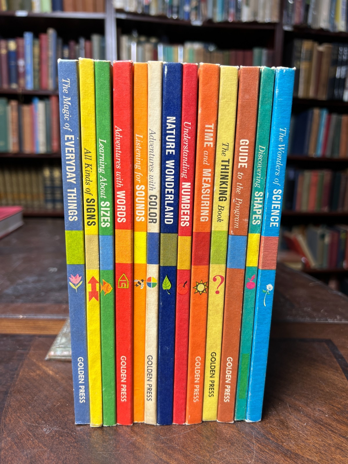 13 Vintage Golden Book 1963 My 1st Learning Library-Adventures in Learning 3-2