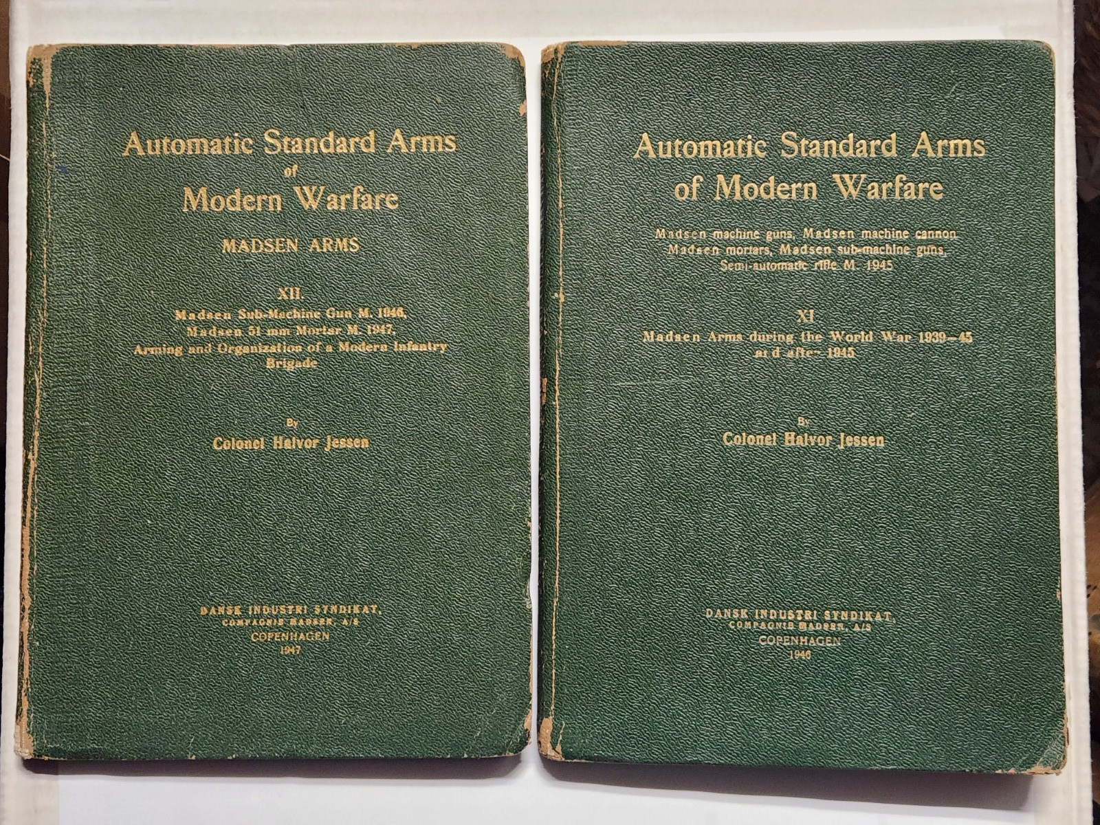 Automatic Standard Arms Of Modern Warfare Madsen Arms XII and XI 2 Book Set