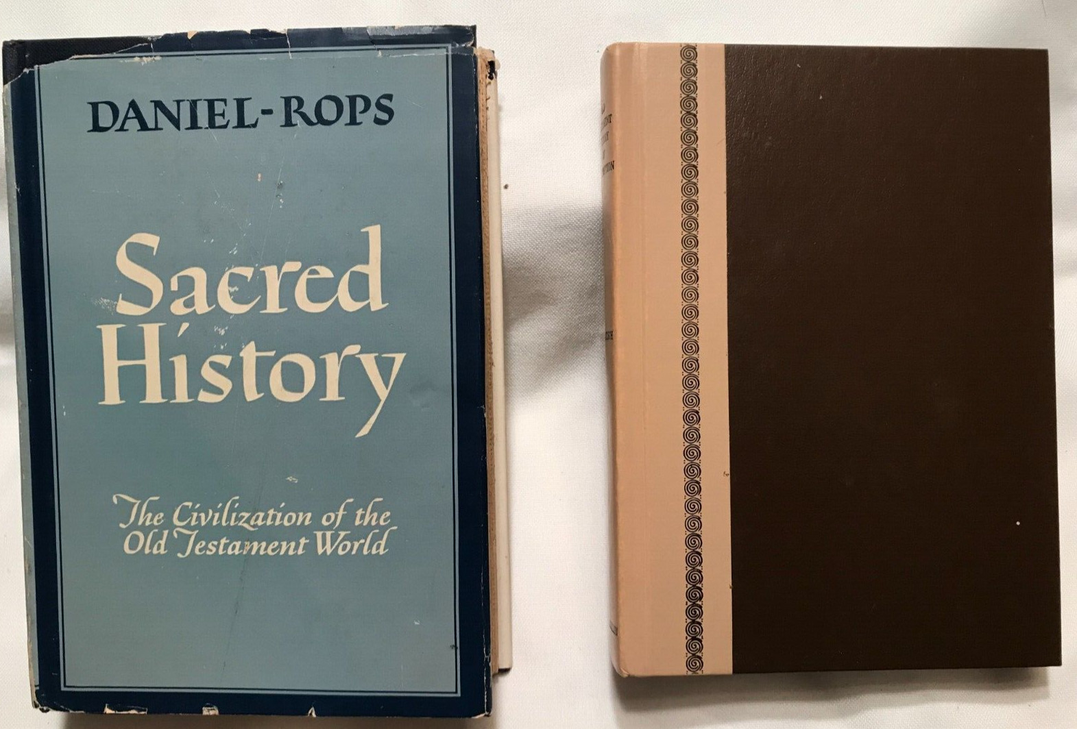 Lot 2 books SACRED HISTORY OT Civilization +OLD TESTAMENT HISTORY OF REDEMPTION