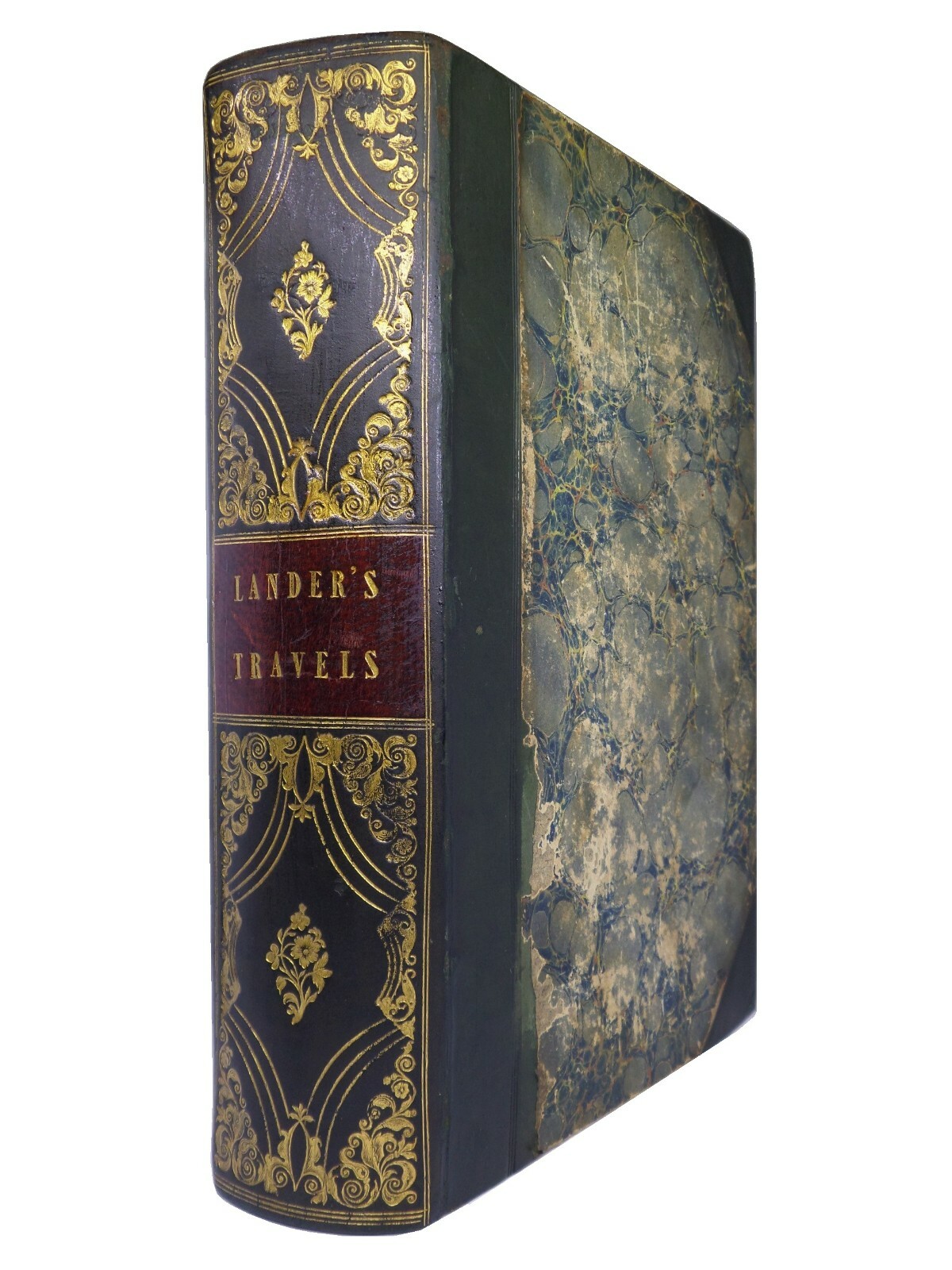 THE TRAVELS OF RICHARD & JOHN LANDER INTO THE INTERIOR OF AFRICA 1836 R. HUISH