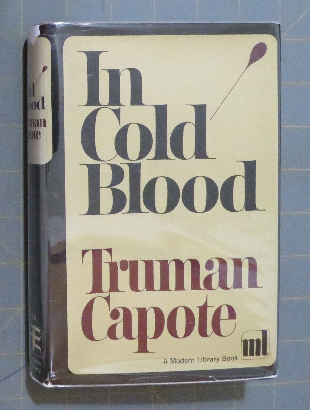 modern library in cold blood by capote hardcover w/jacket #48 (1965)