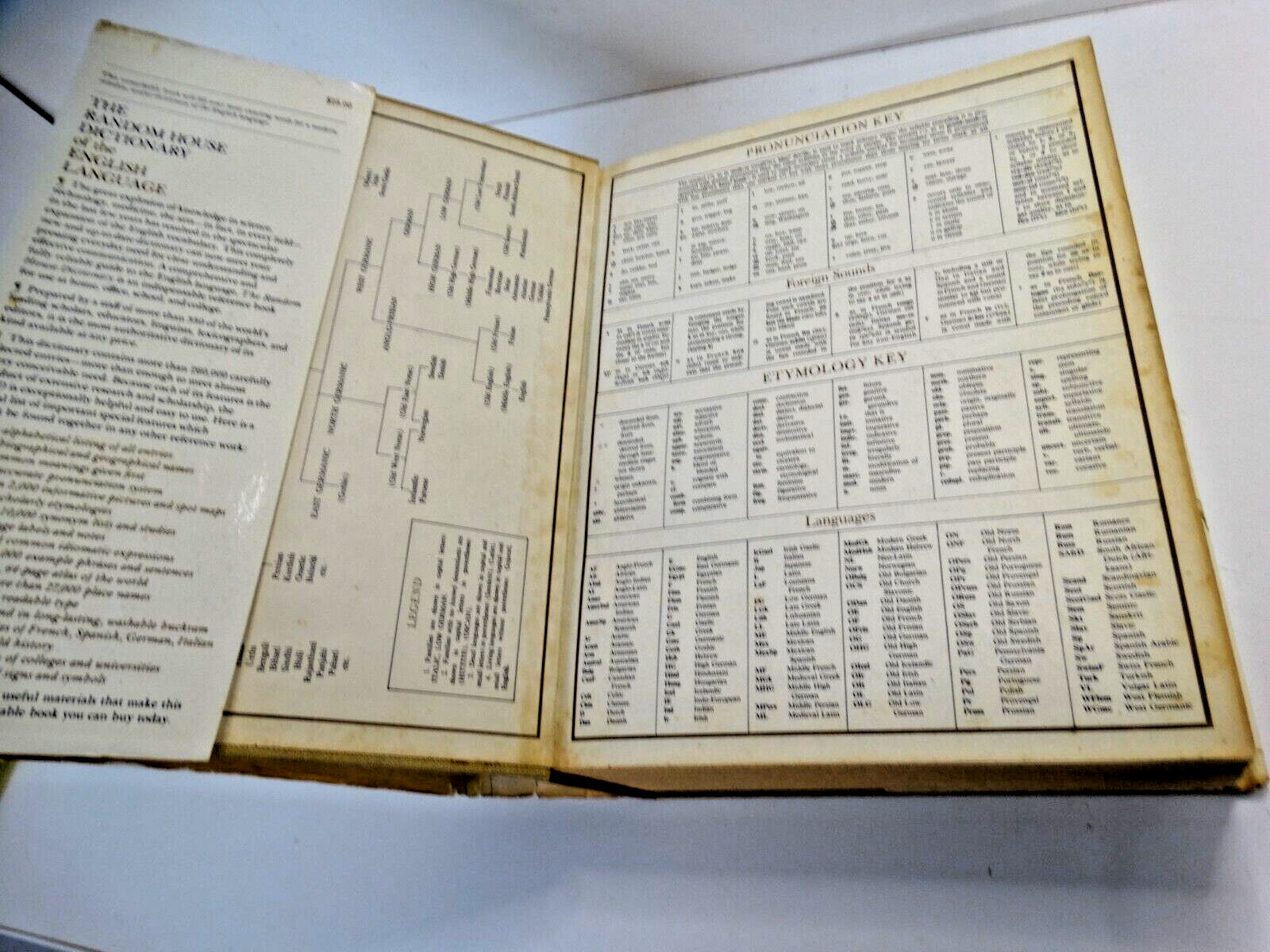The Random House Dictionary , Unabridged, 1967 with Dust Jacket