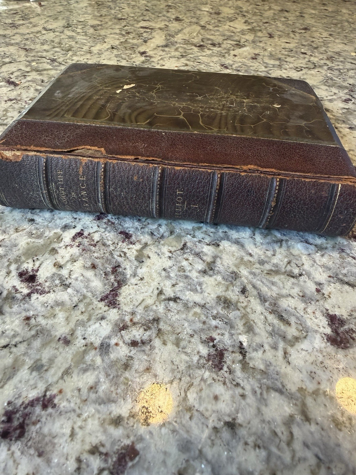 1893 Edition Old Court Life In France By Frances Elliot- NEEDS REPAIR