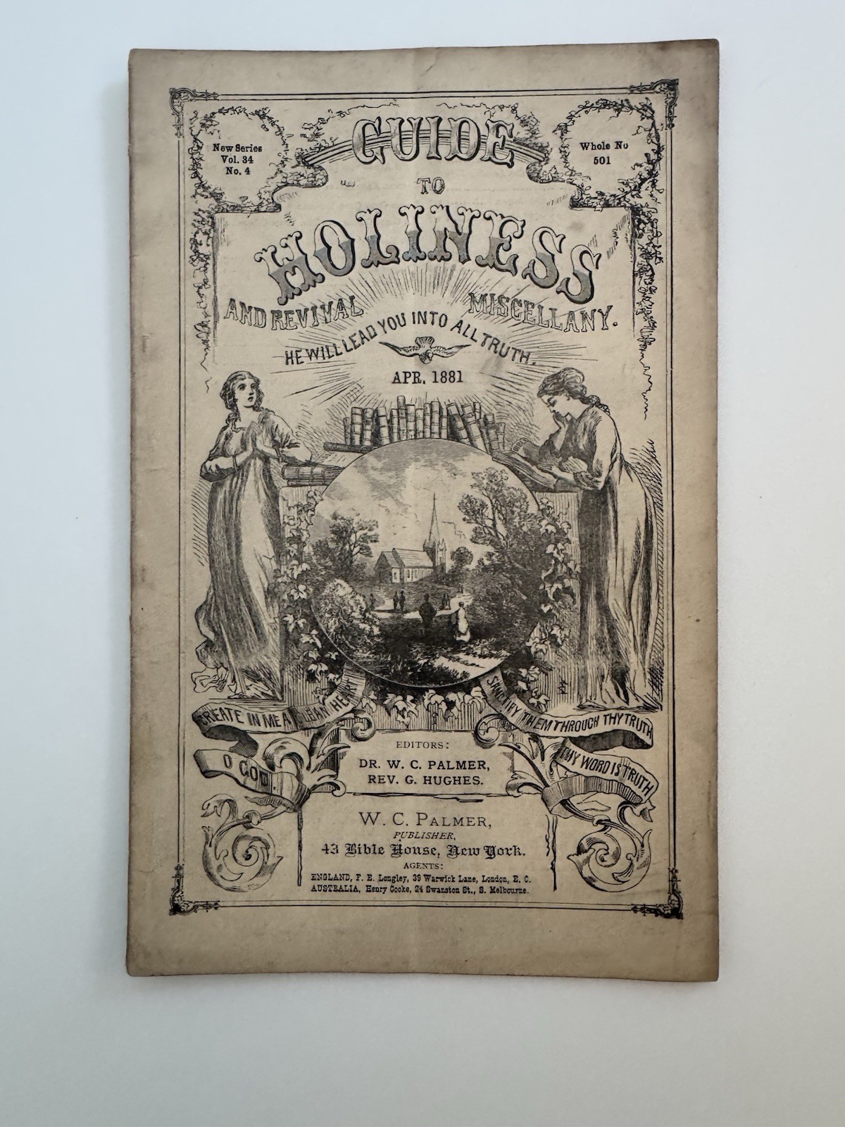 Dr. and Mrs. Palmer’s ‚Guide To Holiness‘ MAGAZINE April 1881