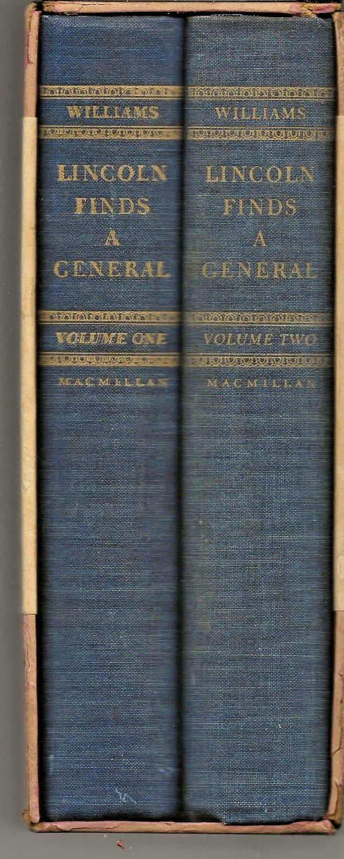 LINCOLN FINDS A GENERAL by Kenneth Williams (1949 First Print, HC/SC) 2 Volumes