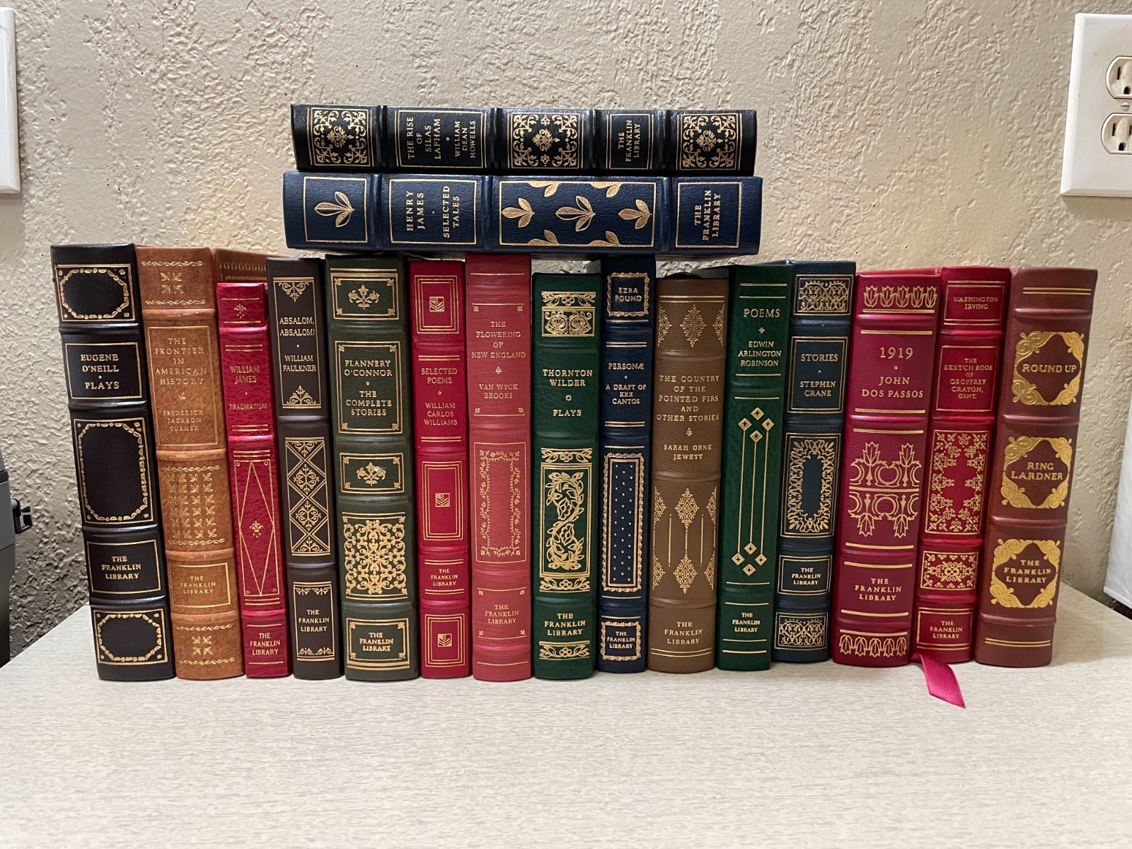 (80 Book Count) FRANKLIN LIBRARY LEATHER BOUND BOOKS COLLECTION LOT *SEE PICS*