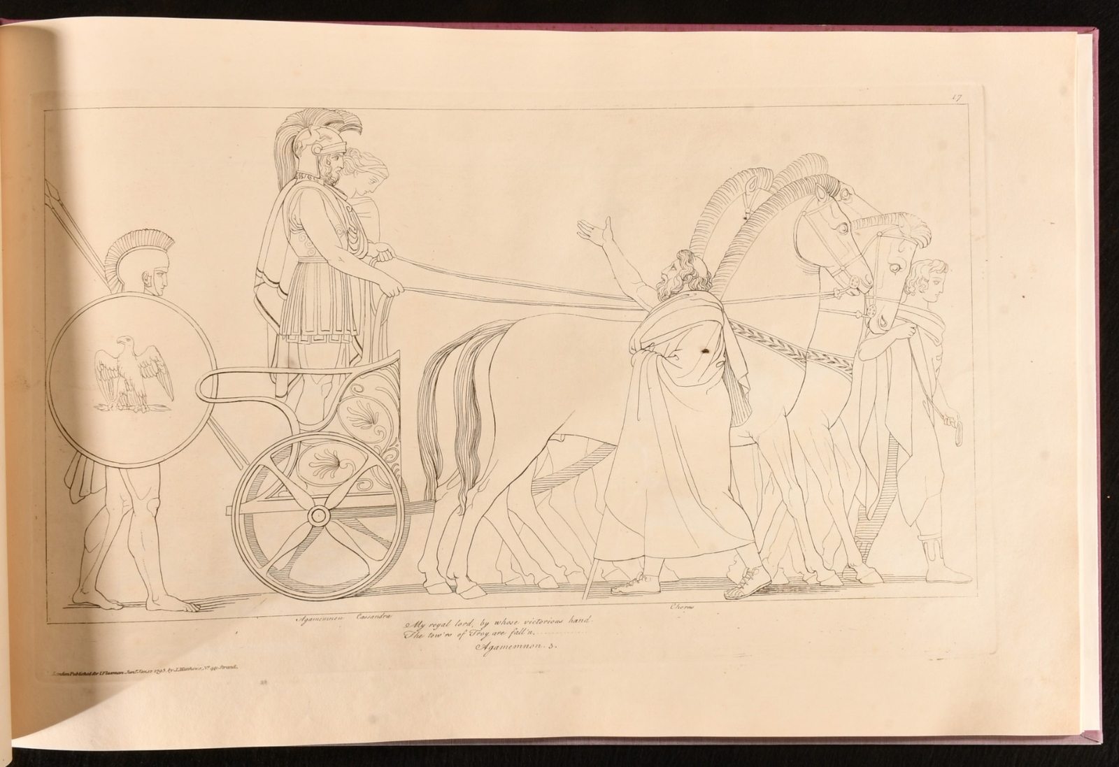 1795 Compositions From the Tragedies of Aeschylus John Flaxman First Edition …