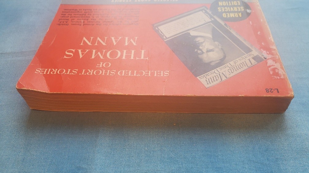 Armed Services Edition Selected short Stories of Thomas Mann L-28 Very Good