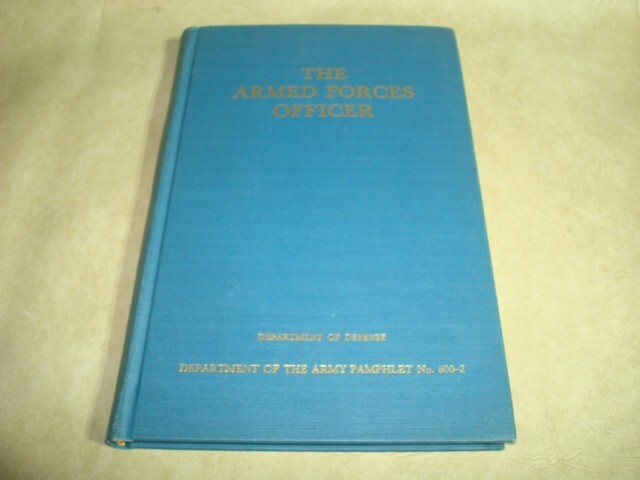 The Armed Forces Officer Department of Defense No. 600-2 Hardcover Book 1950