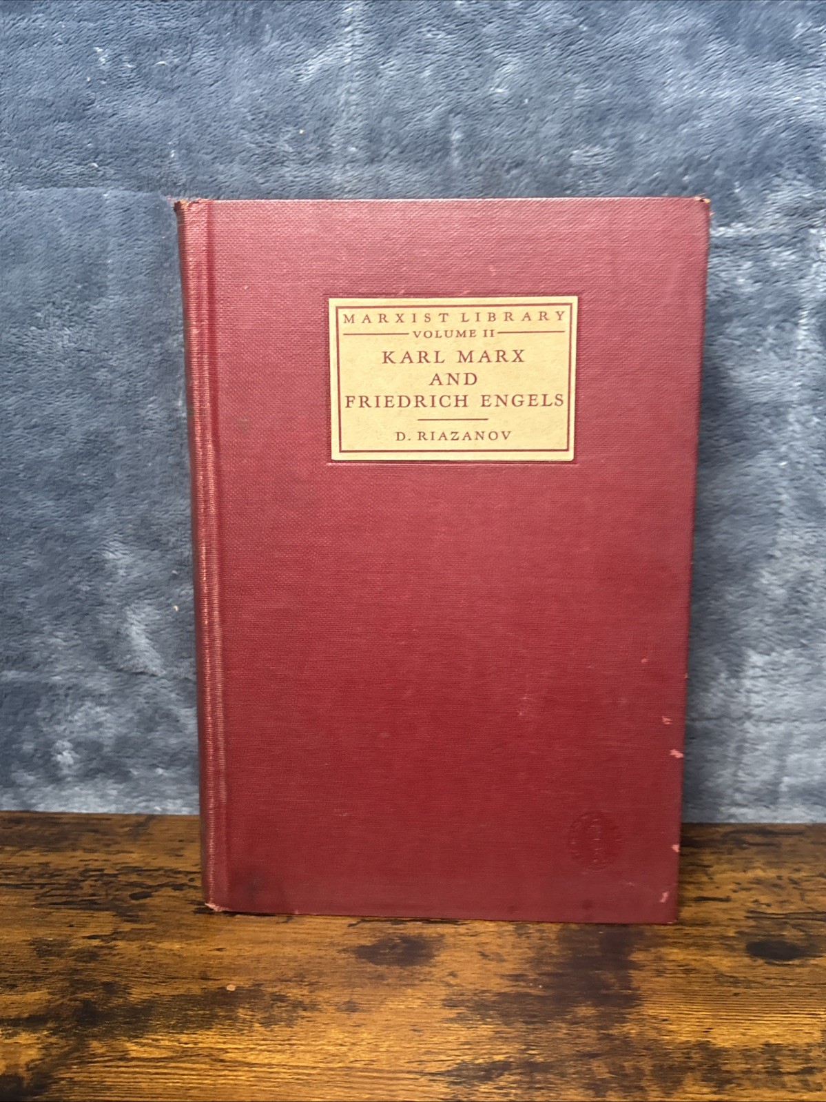 1927 Karl Marx and Friedrich Engels Karl Marx Marxist Library Volume 2