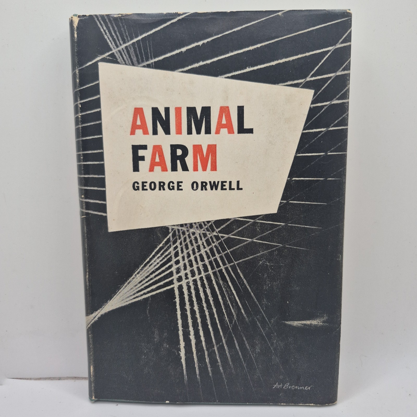 1946 GEORGE ORWELL ANIMAL FARM HARCOURT BRACE BOOK CLUB EDITION DJ & NEWSLETTER