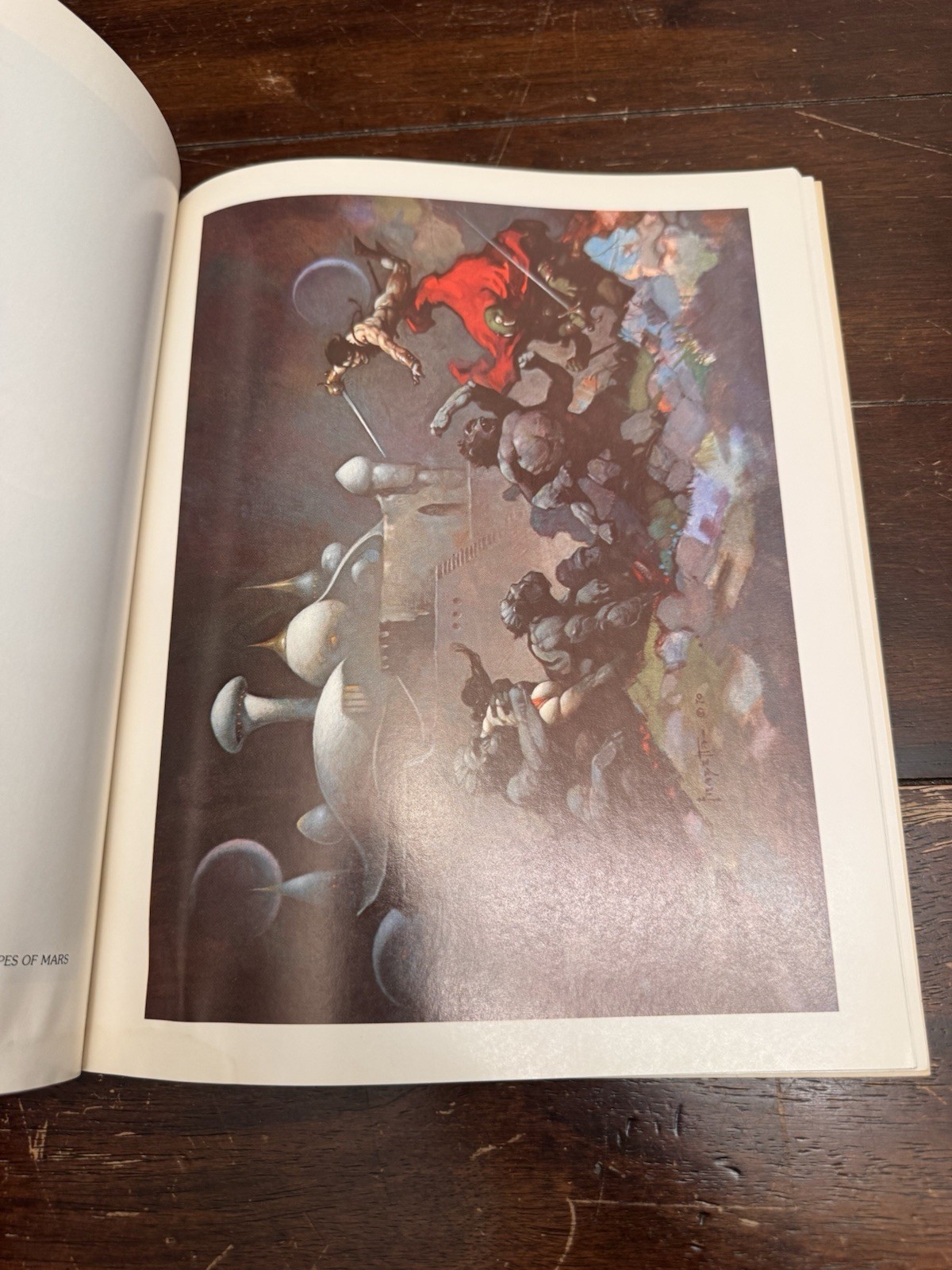 Frank Frazetta Book Two Ballantine 1977 Vintage Fantasy Sci-Fi Art