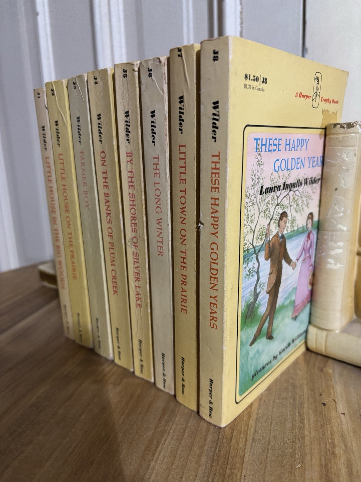 Little House on the Prairie ~ 8 volume book set, 1971 ~ Garth Williams ~ Vintage