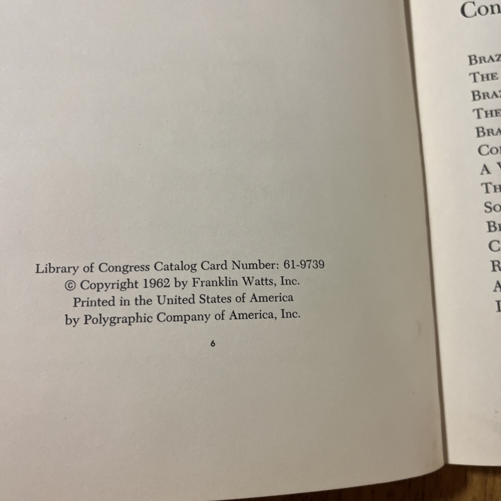 The First Book of Brazil by Sally Sheppard First Edition 1962 Hardcover Book