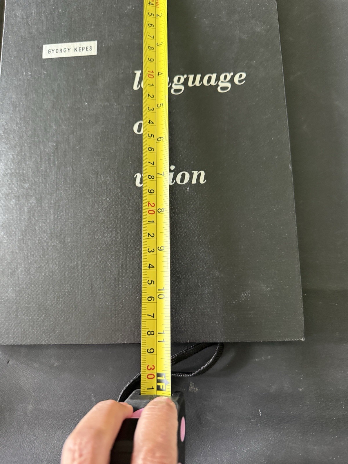 Language of Vision Gyorgy Kepes 1961 HC Paul Theobald Bauhaus Graphic Design
