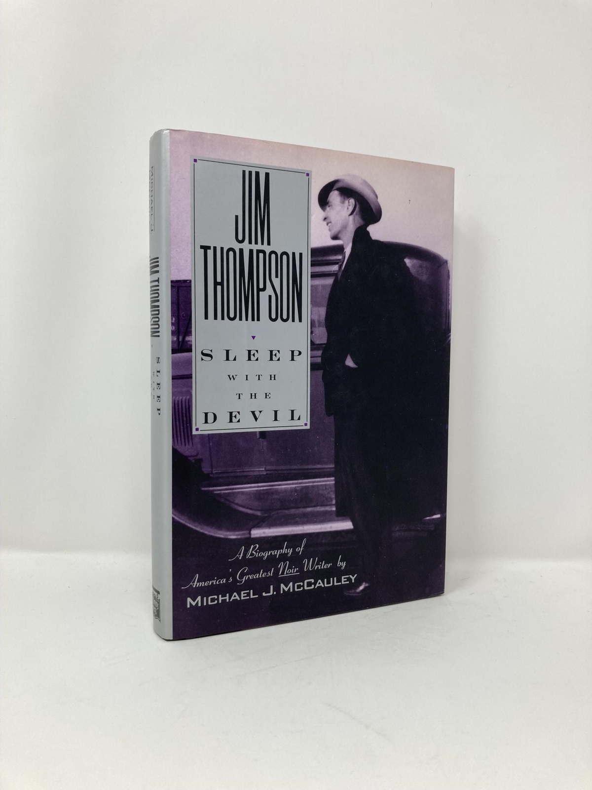 Jim Thompson Sleep with the Devil by Michael J McCauley Signed 1st Ed LN HC 1991