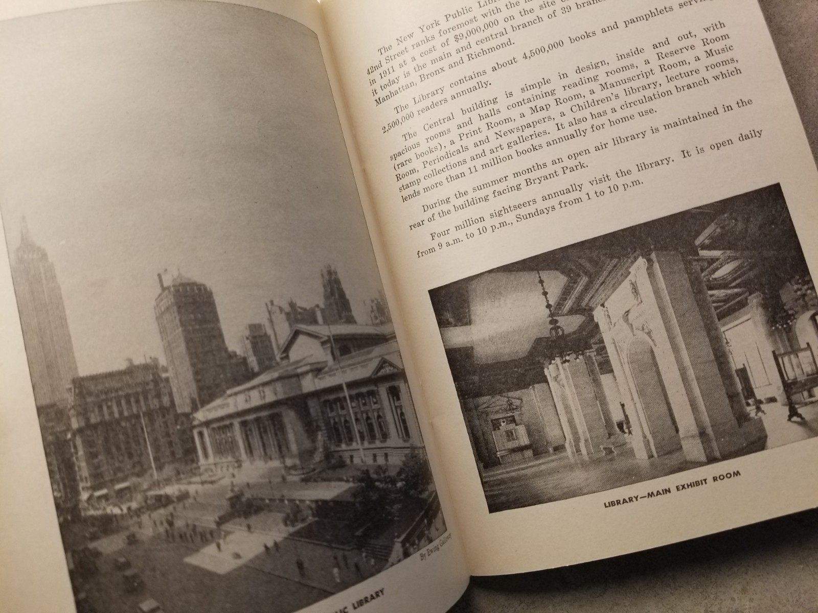 Vintage 1955 New York City Travel Guide Book Booklet – Map Photos – 96 Pages