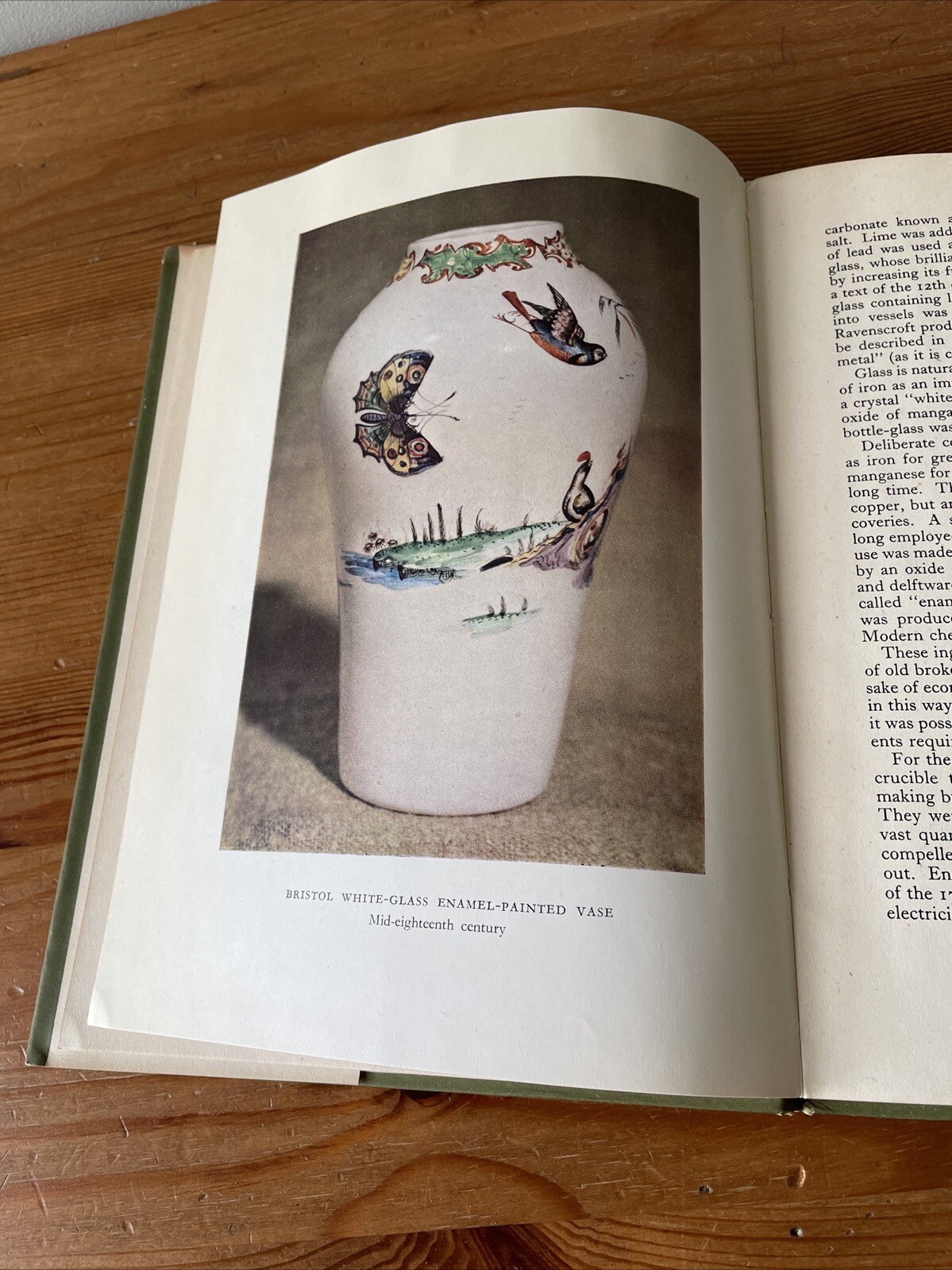 English Glass by W.B. Honey Britain In Pictures Collins London Vintage British