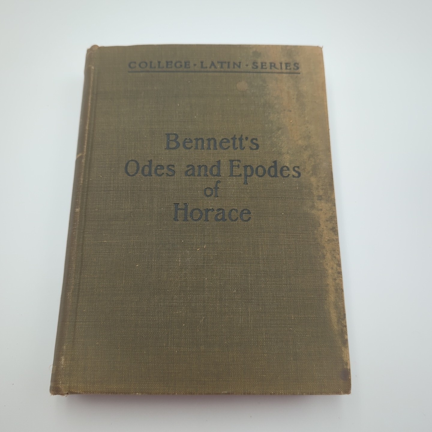 Bennett’s Odes and Epodes of Horace by Charles E. Bennett Vtg Hardcover
