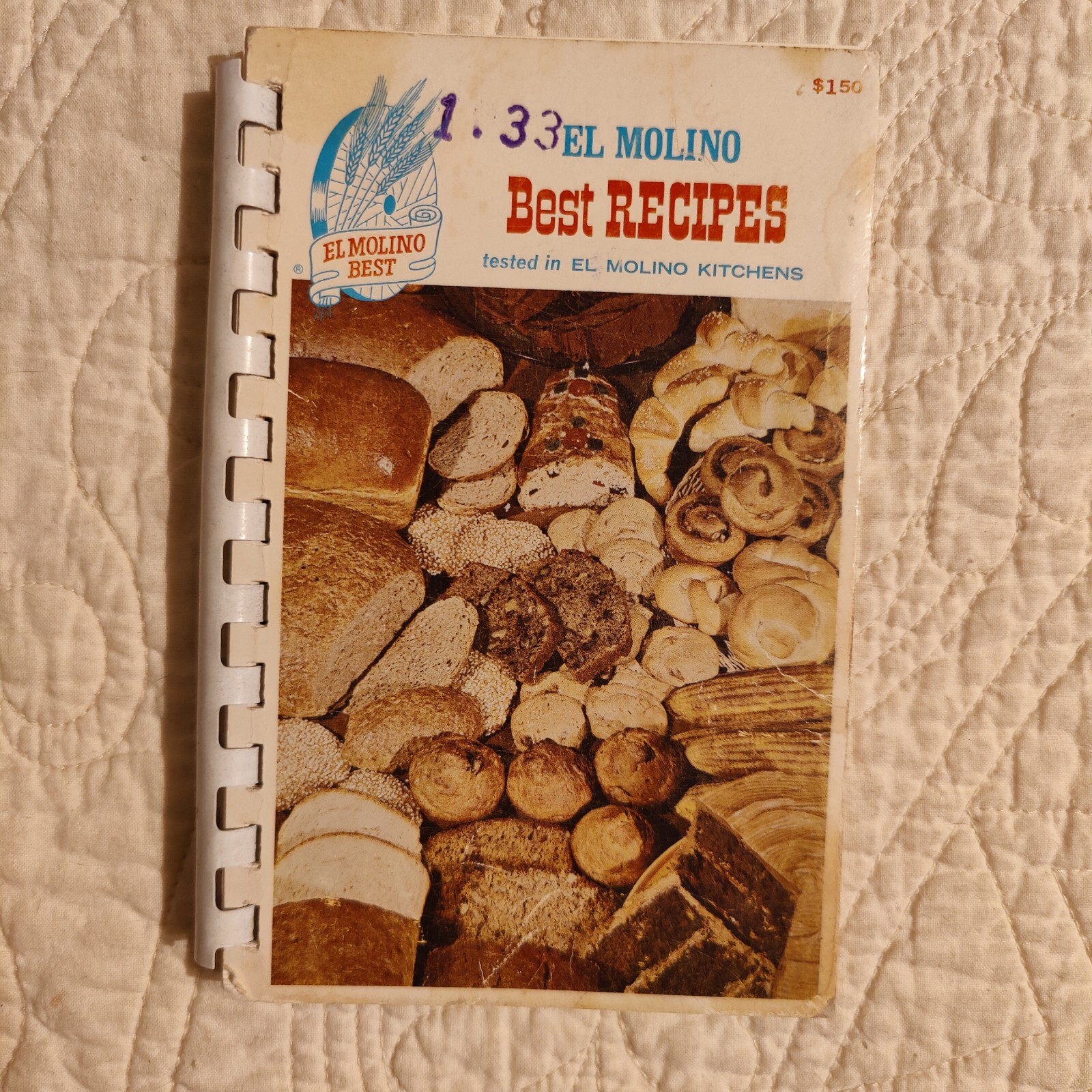 Rare 1953 Vintage El Molino Grain Mills Best Recipes Cookbook California History