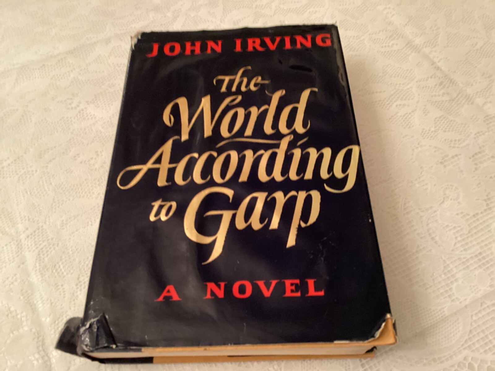 The World According To Garp Signed by John Irving 1978 Hardcover E P Dutton pub.
