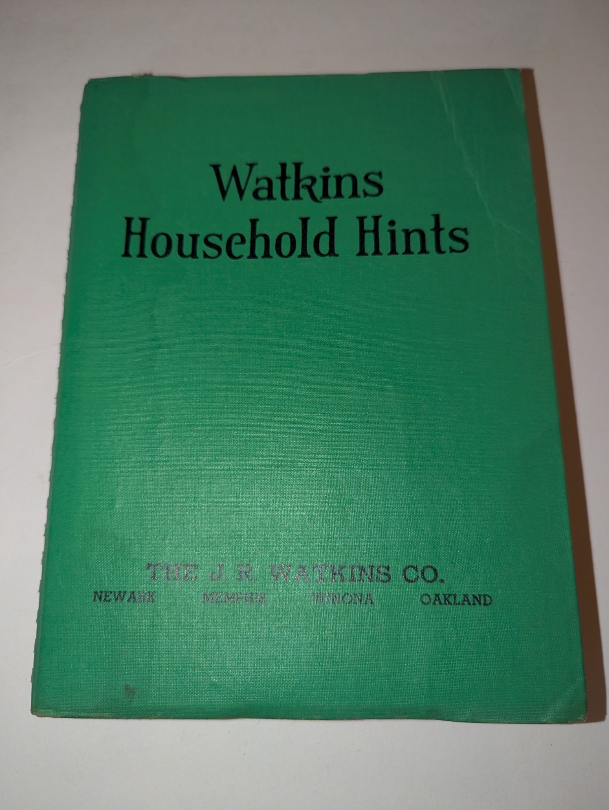 Watkins Household Hints Book 1941 HC Spiral Binding , J.R. Watkins Co. 3rd ed.