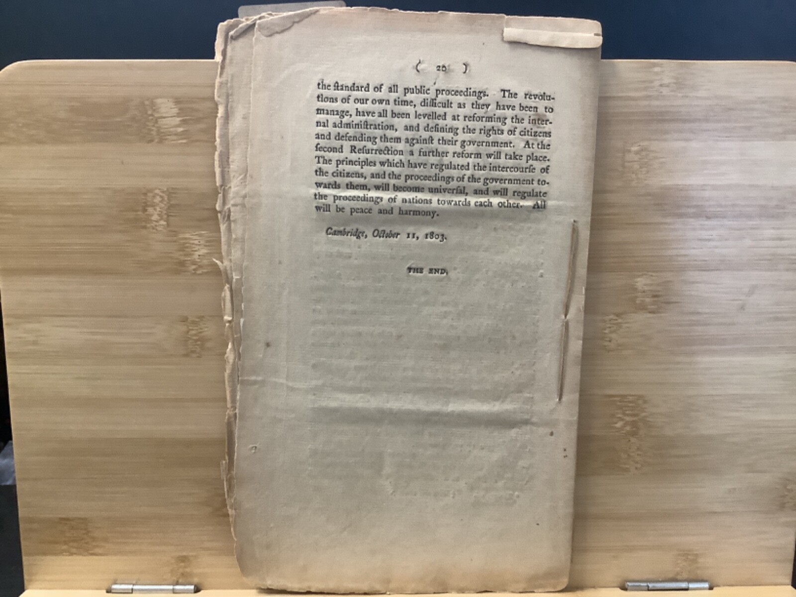 1803 An Attempt To Arrange Scripture Prophecies Yet Remaining James WInthrop