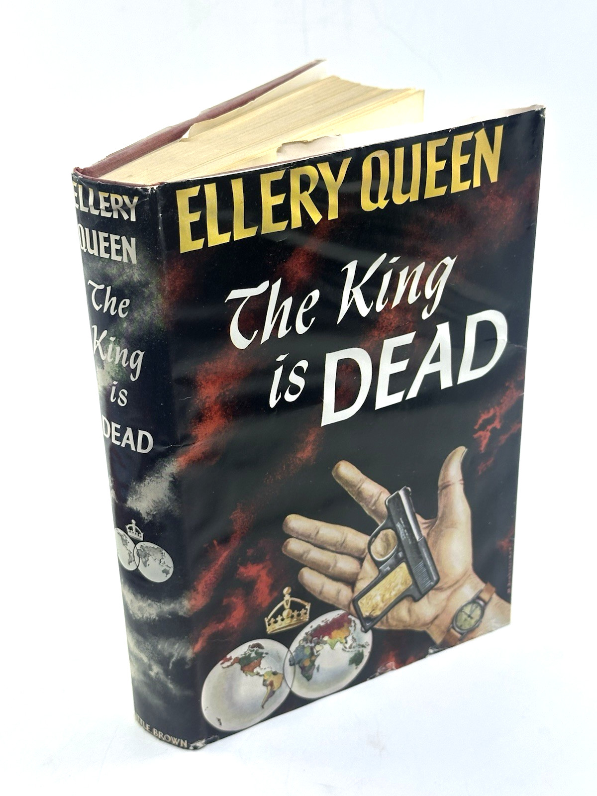 Ellery Queen- The King Is Dead (1952) HC/DJ, 1st US Edition CRIME MYSTERY