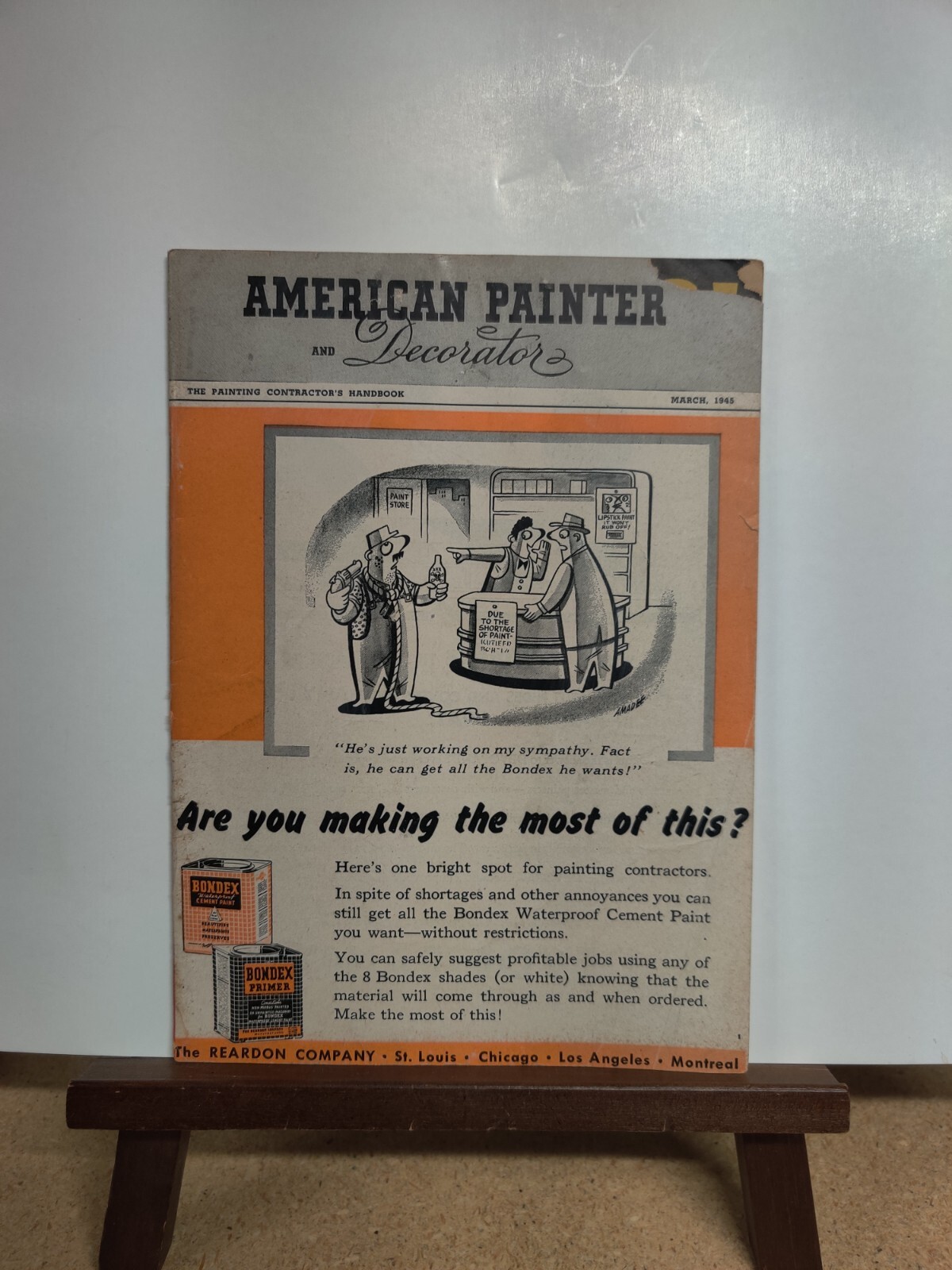 American Paint JOURNAL March 1945,AMERICAN Painter And Decorator
