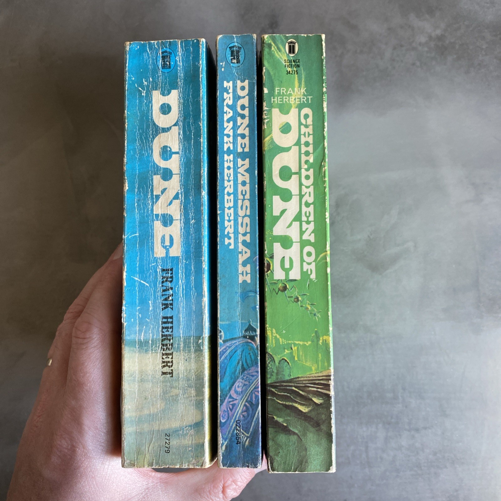 Frank Herbert Dune Trilogy New English Library Editions 75-78 Bruce Pennington